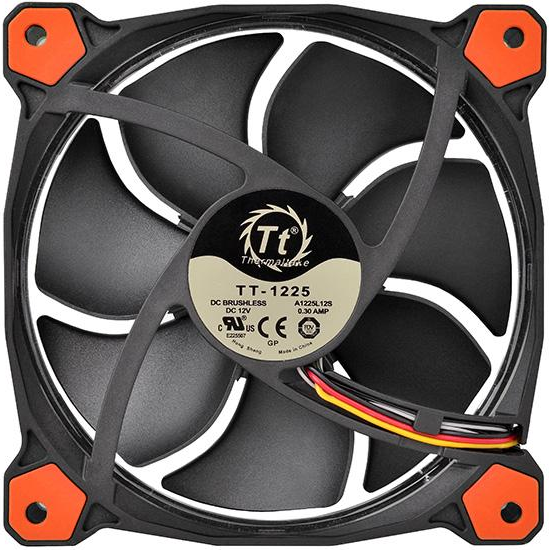 Ftohës Thermaltake Riing LED, 120 mm, i kuq