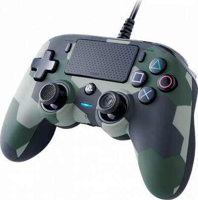 Kontroller Nacon Camo, me kabllo, i gjelbër