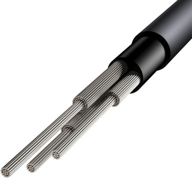 Kabllo USB Baseus (30476-uniw), USB-C në Mini Jack 3.5mm, 1.2 m, e zezë