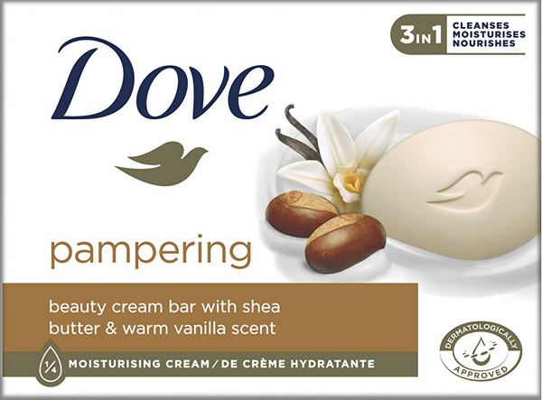 Sapun i ngurtë kremi Dove Purely Pampering, 90 g