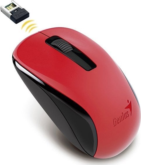 Maus Genius NX-7005, 2.4GHZ, 1200DPI, i kuq