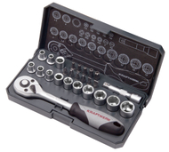 Set çelësa dhe fole Kraftwerk 204.100.000, Basic, 1/4", 26 pjesë