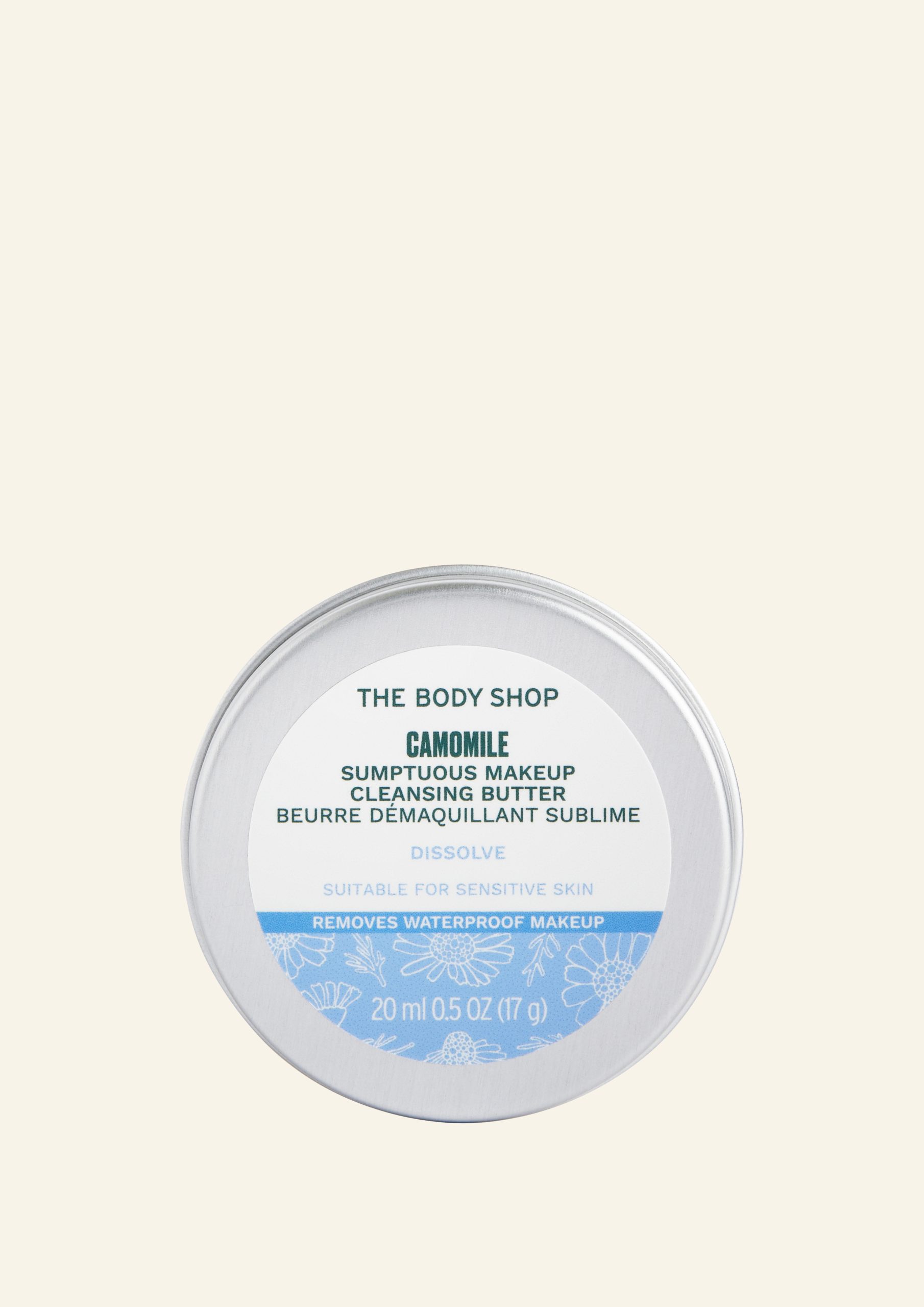 Gjalpë pastruese për fytyrë The Body Shop, camomile