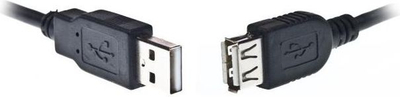 Kabllo Gembird USB-A - USB-A, 3m, e zezë