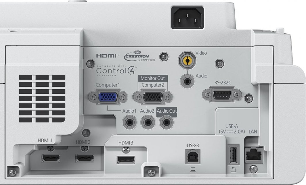Projektor Epson EB-770F UST Laser Full HD, 4100L, 2.5m:1, 5.9kg, i bardhë