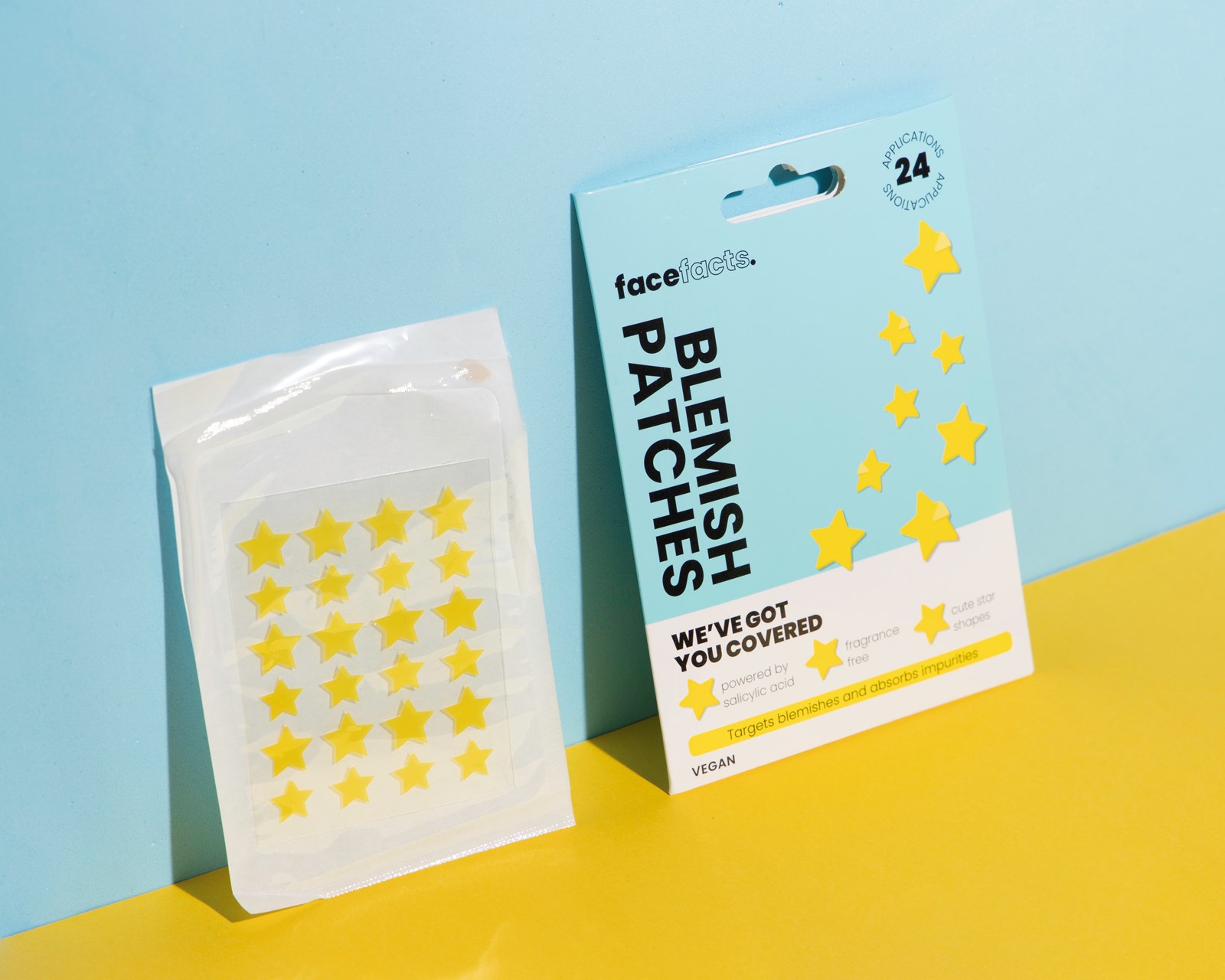 Face Facts Blemish Patches - Yellow Stars