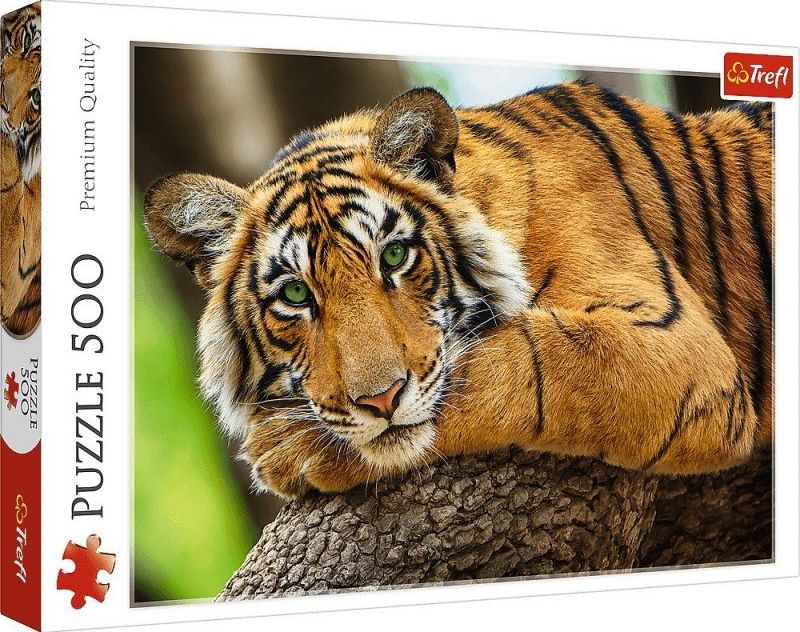 Trefl Tiger Portrait Сложувалка од 500 Делови