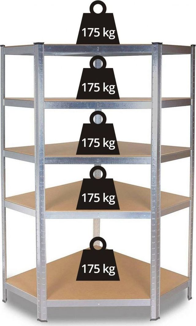 Raft me kënd metali TopEshop G9040, 40 cm