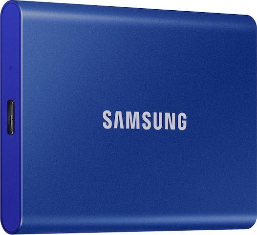 Disk i jashtëm SSD Samsung T7 (MU-PC1T0H / WW), 1TB, i kaltër