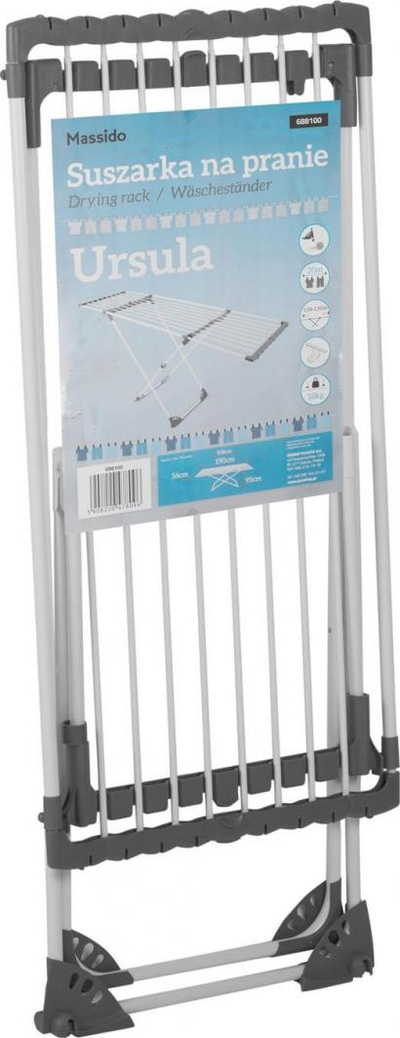 Tharëse rrobash Massido Ursula, 95 x 56 x 190 cm, e bardhë