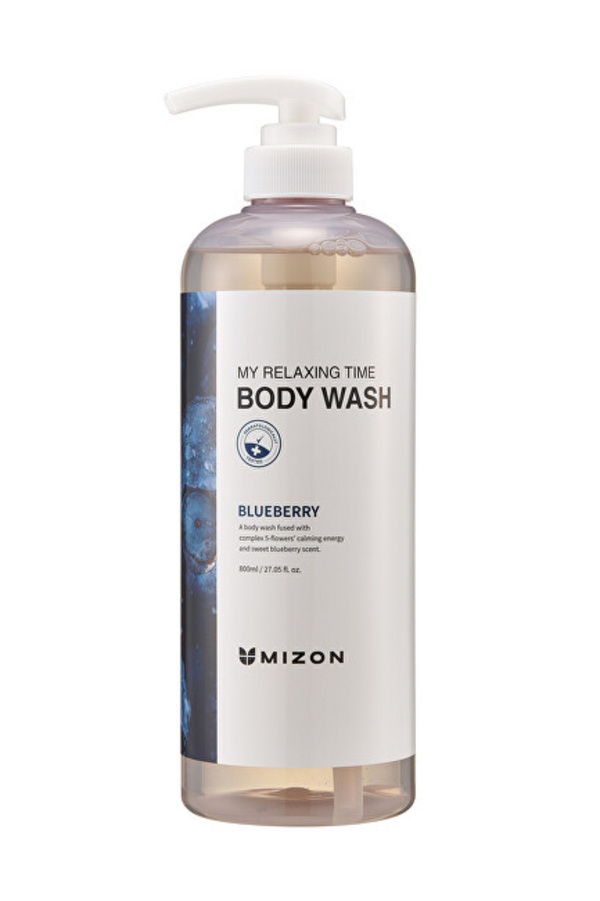 Xhel dushi MIZON My Relaxing Time Delicious blueberry, 800 ml