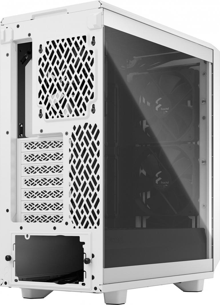 Kasë Fractal Design Meshify 2 Compact TG Clear Tint, e bardhë, Midi Tower
