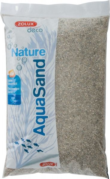 Substrat kuarci për akuarium Zolux Aquasand Nature, 1kg, bezhë