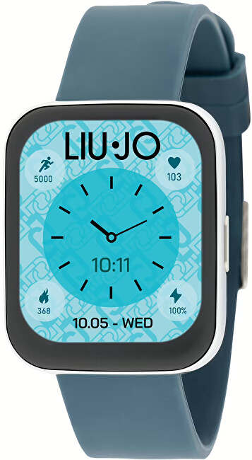 Orë smart për femra Liu Jo Smartwatch Voice Slim SWLJ090, e kaltër