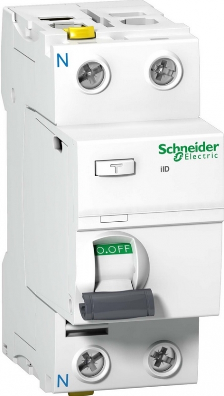 Ndërprerës i rrymës së mbetur Schneider RCD, 2P, 40 A, 0.03 A, tip AC