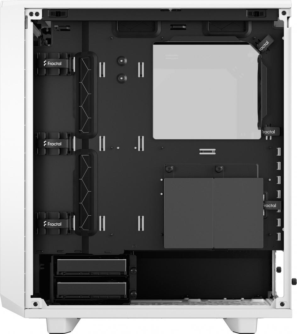 Kasë Fractal Design Meshify 2 Compact TG Clear Tint, e bardhë, Midi Tower