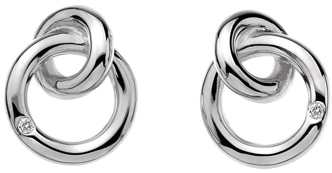 Hot Diamonds Eternal Interlocking Circle Обетки DE308