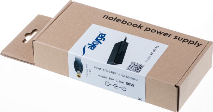 Akyga AK-ND-13 Напојување за лаптоп, 19V, 3.16A, 60W