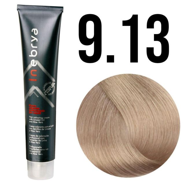Ngjyrë për flokë Inebrya 9/13, bionde/ artë e hirtë, 100 ml