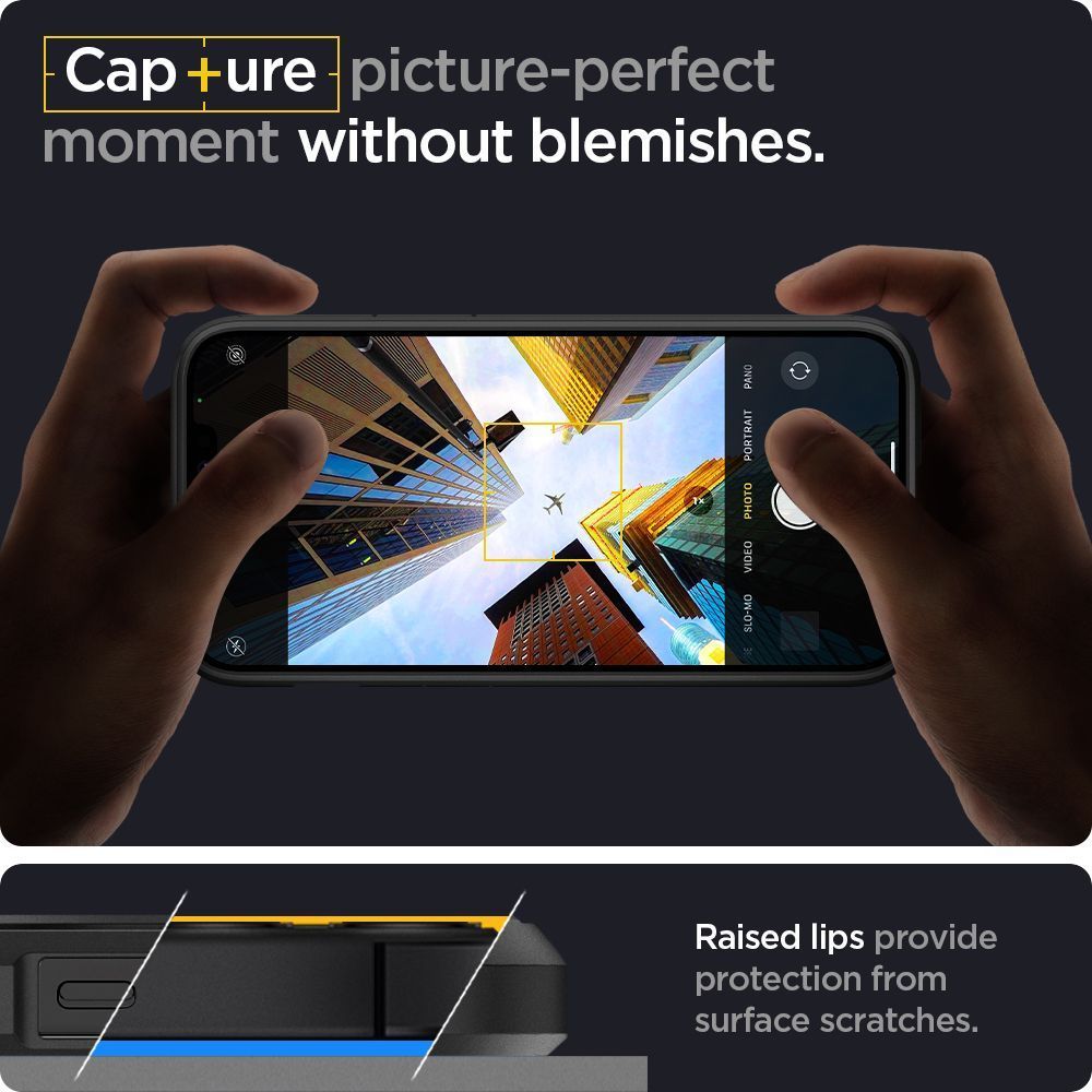 Kornizë mbrojtëse SPIGEN ULTRA HYBRID për iPhone 12/12 Pro, e zezë