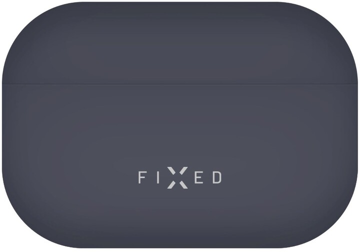 Mbrojtëse silikoni FIXED Silky për Apple Airpods Pro, e kaltër