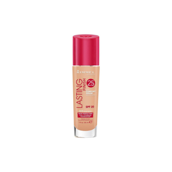 Krem pudër Rimmel Lasting Finish 35H, 303 Soft Beige, 30 ml