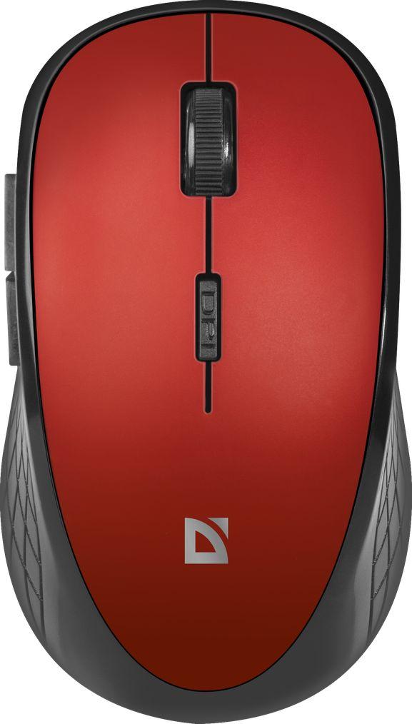 Глушец Defender Hit, wireless, USB, црна и црвена