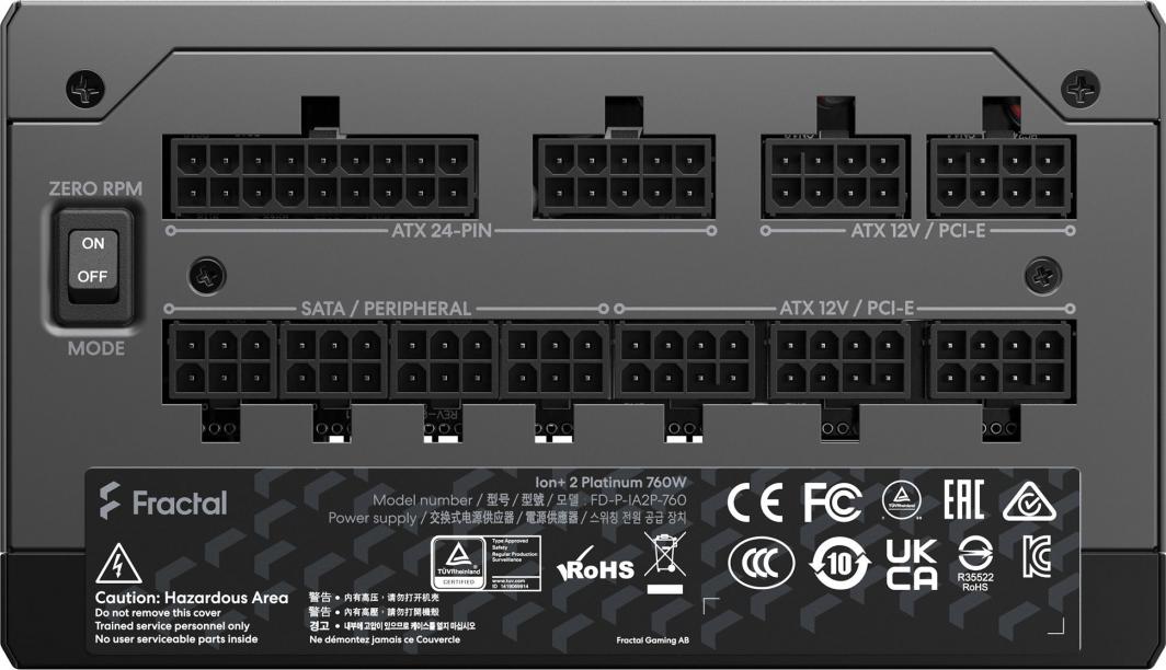 Burim energjie Fractal Design Ion+ 2 Platinum FD-P-IA2P-760-EU ATX, 760W