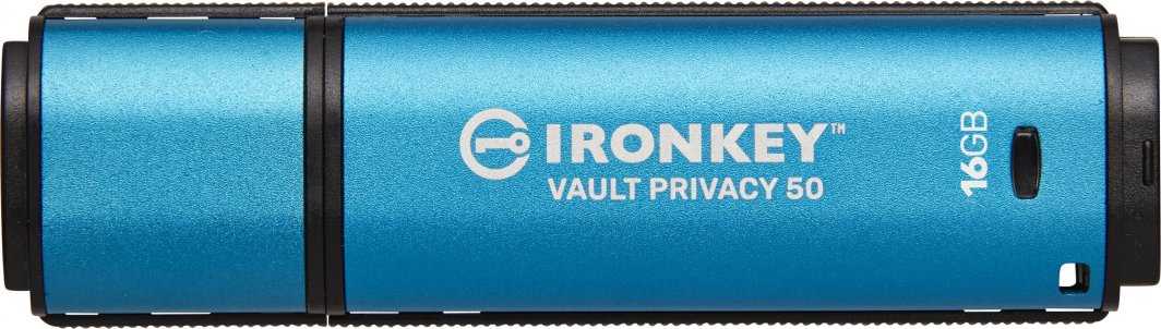 USB Pendrive Kingston IronKey Vault Privacy 50, 16 GB, i kaltër