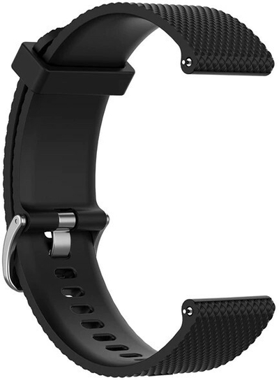 Rripa për orë dore 4wrist Garmin 20 mm, të zinj