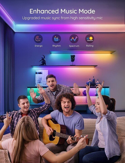 Shirit drite Govee WiFi Smart PRO LED RGBIC, 10m
