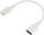 Përshtatës USB Savio CL-87 microUSB 3.0 - USB, i bardhë