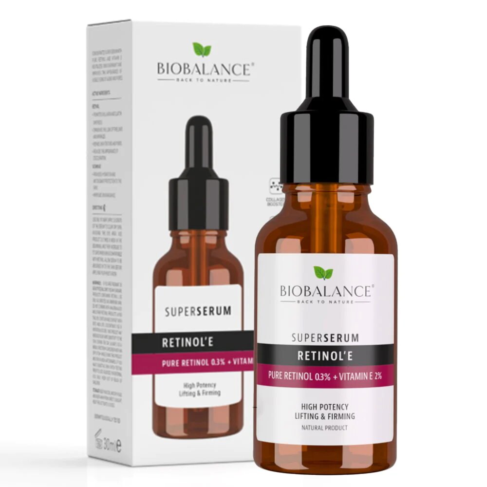 Serum Bio Balance Pure Retinol 0,3%, Vitamin E 2% Super Serum, 30ml