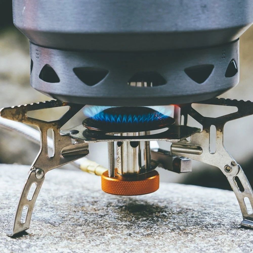 Stovë me gaz për kamping Firemaple FMS-105, portokalltë 