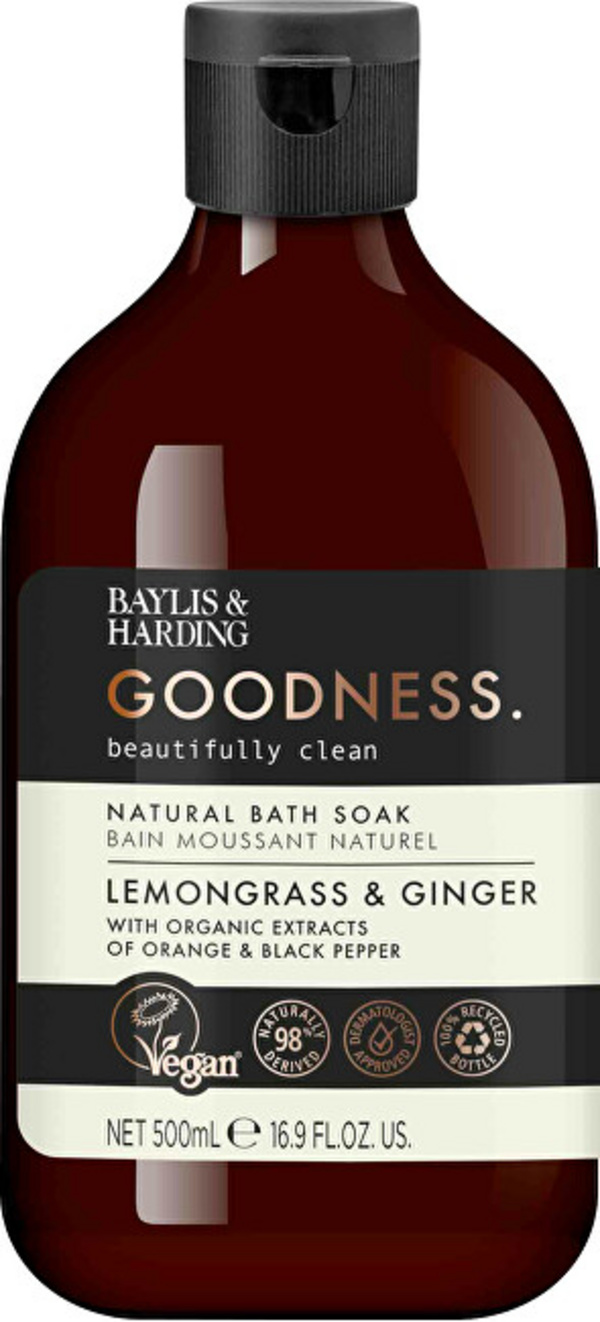 Shkumë për vaskë Baylis & Harding Lemongrass and ginger Goodness, 500 ml
