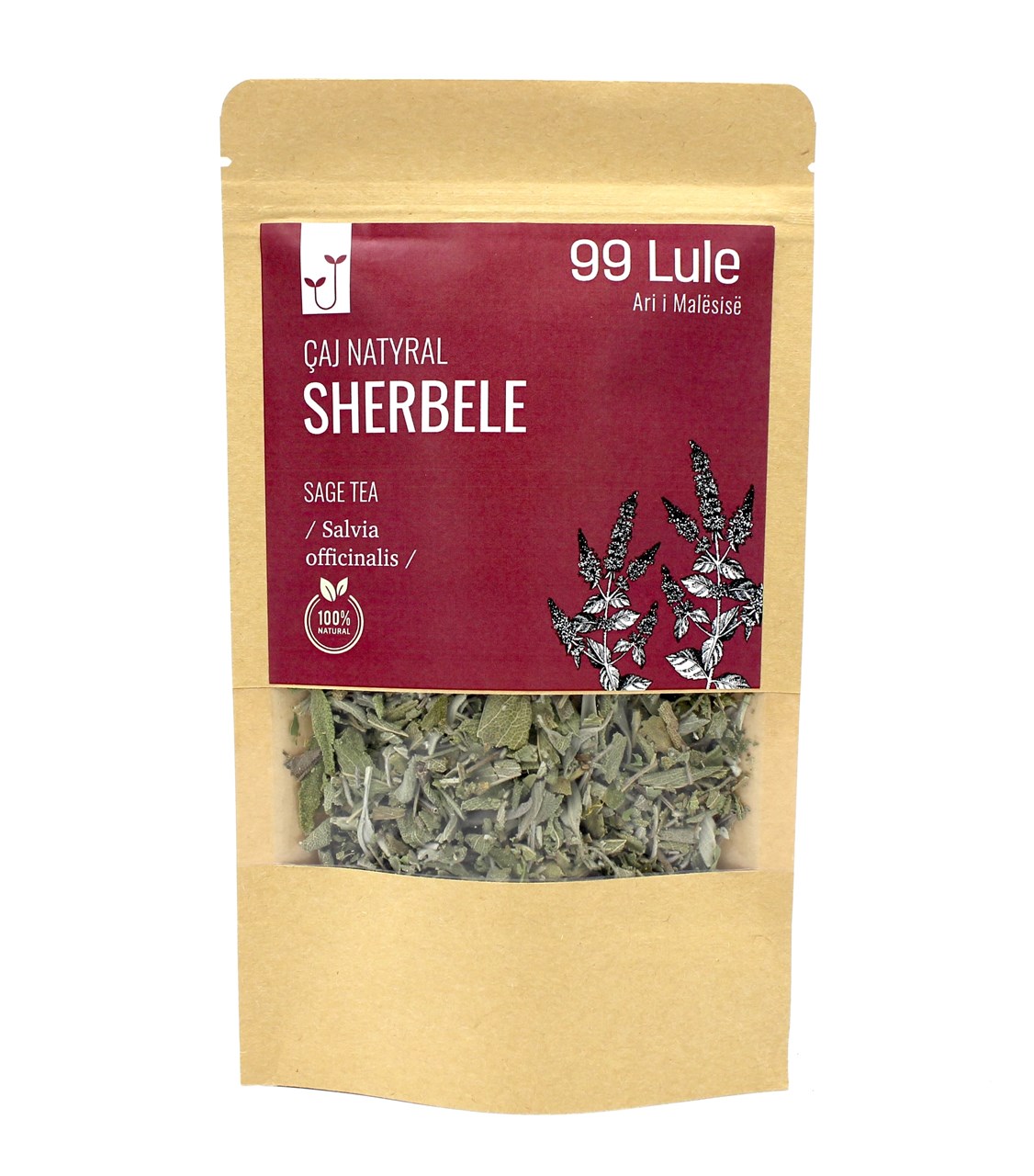Çaj Sherebele Natyral 99 LULE, 30gr