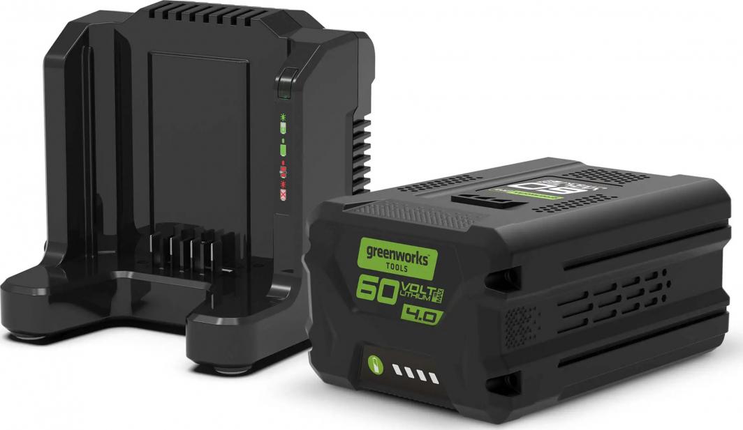 Karikues dhe bateri Greenworks, 60V, 4Ah