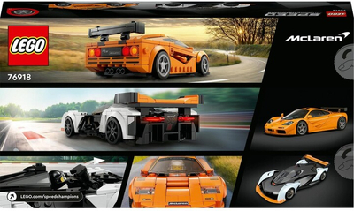 Set LEGO® Speed ??Champion 76918 McLaren Souls GTA McLaren F1 LM, 581 pjesë