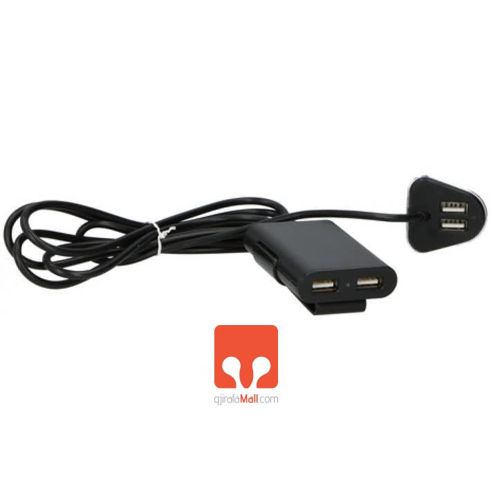 USB mbushës për veturë 12-24V 4.8A AB
