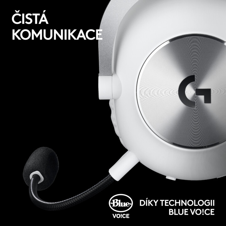Kufje Logitech G PRO X 2 LIGHTSPEED, të bardha