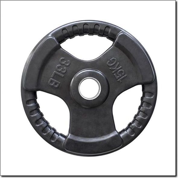 Pllakë për ushtrime HMS Tok-15 (17034), gomë, 15 kg, e zezë