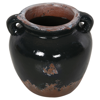 Vazo dekorative Φ24x23Hcm (HM4380), zezë