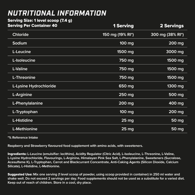 Aminoacide XTEND® EAA 40 Serv. Summer Fruits, 296g