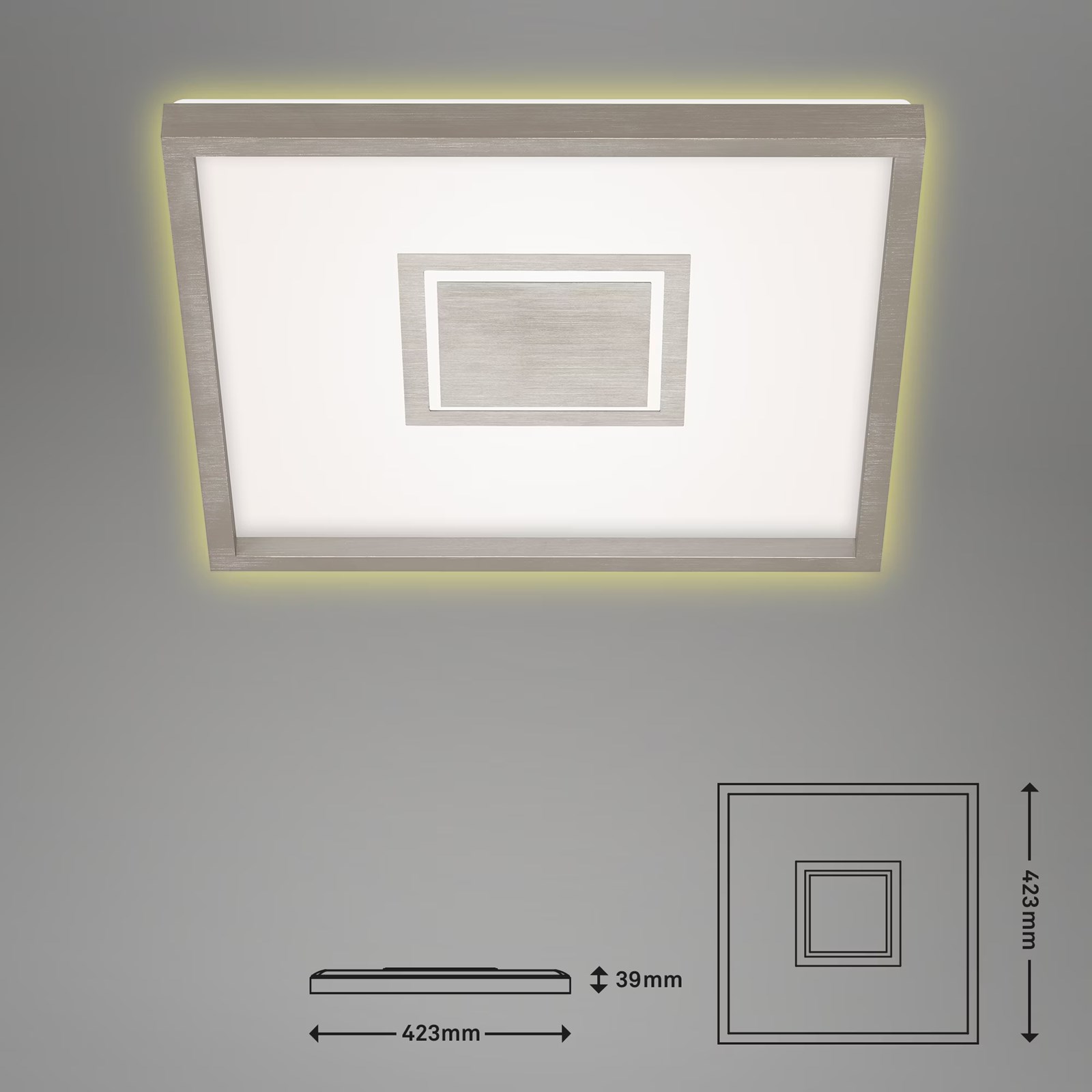 Ndriçues Briloner LED 42,3cm, 22 W, 3000lm, ari