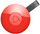 Pajisje multimediale Google Chromecast 2, e kuqe