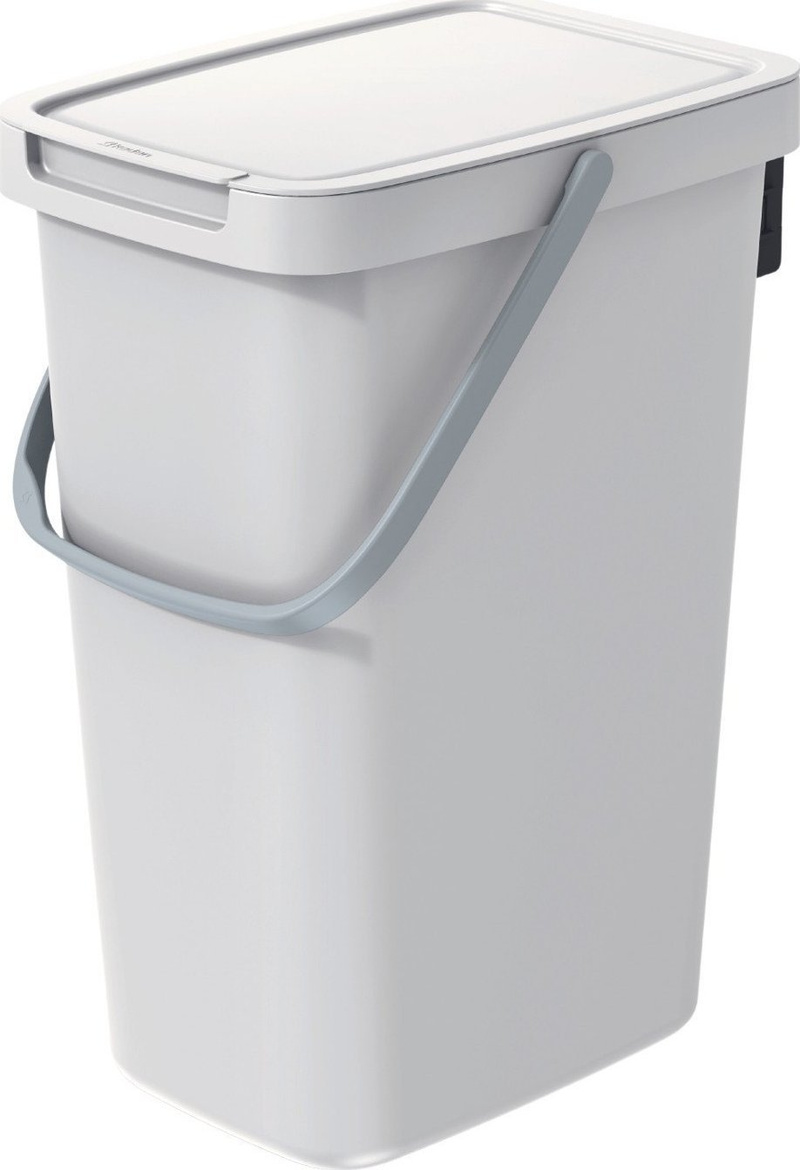 Kosh plehrash Prosperplast Keden Systema Q CEN-83855, 12L, i gri hiri
