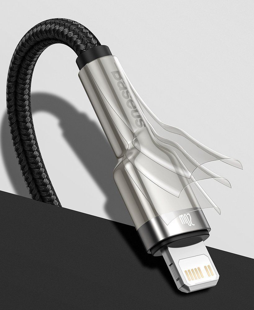 Kabllo Baseus USB-C - Lightning, vjollcë