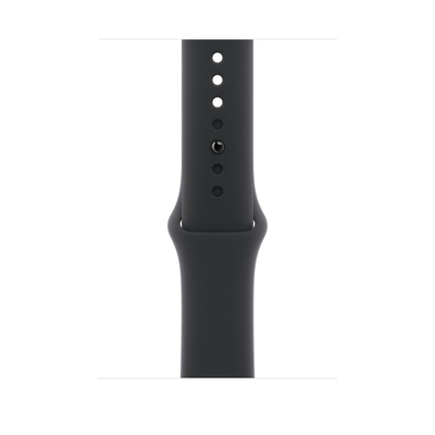 Apple Watch 46mm Sport Band, Black Sport Band, S/M
