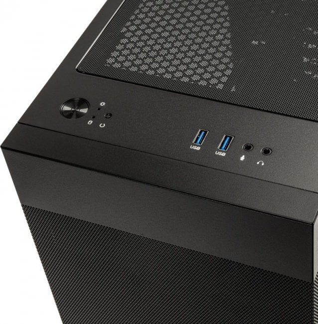 Kasë Lian Li LANCOOL 205M Mesh, e zezë, Micro Tower