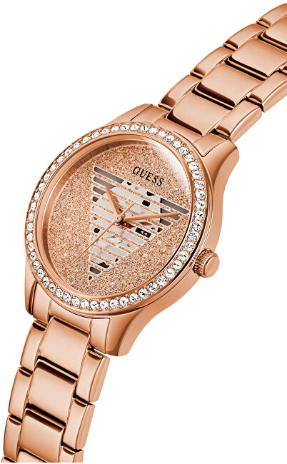Orë dore për femra Guess GW0605L3, ari rozë